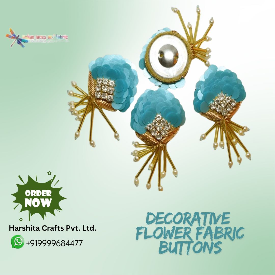 Decorative Flower Fabric Buttons: A Simple Way to Add Charm
