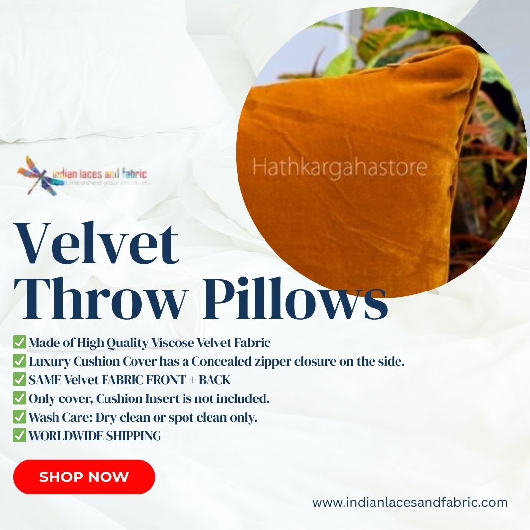 Why Velvet Throw Pillows Are a Decor Must-Have?