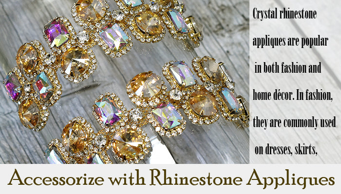 Enhance Your Designs with Crystal Rhinestone Appliques