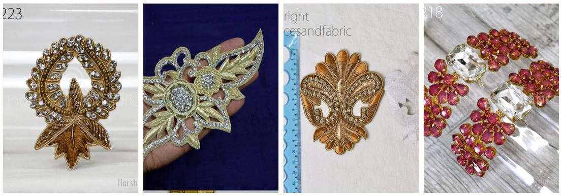 Buy Rhinestone Applique for Dresses, Bags and Accessories
