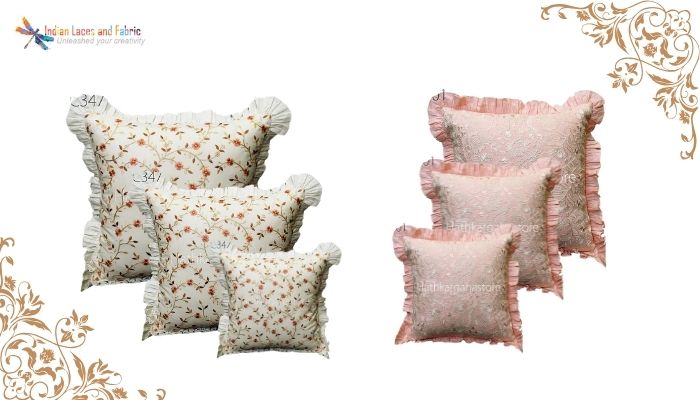 Elevate Décor with Cotton Cushion Covers & Embellishments