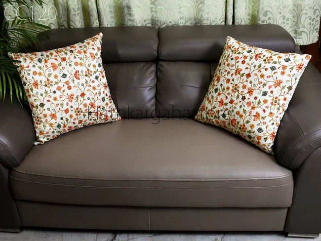 How to Style an Embroidered Cushion Cover for a Beautiful Living Room?