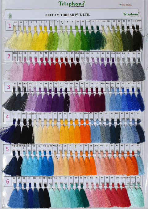 Any 25 Shade of Silk Thread Spool Silk Thread