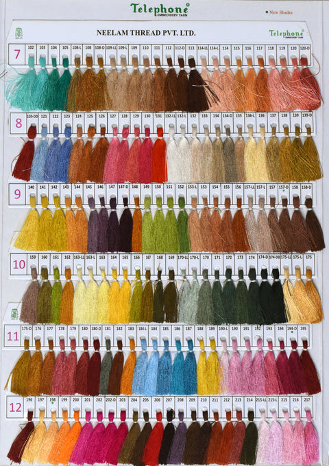 Any 25 Shade of Silk Thread Spool Silk Thread