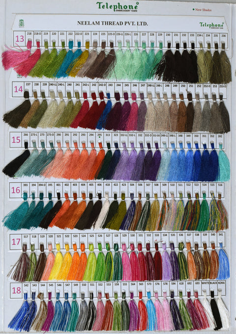 Any 25 Shade of Silk Thread Spool Silk Thread