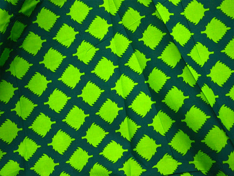 Green Quilting Soft Cotton Fabric By The Yard Indian Summer Dresses Crafting Screen Printed Sewing Crib Drapes Clothing Women Dress Fabric Home Decor Table Runner Cushion Covers