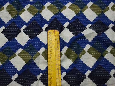 Quilting Sewing Blue Crafting Baby Nursery Crib Drapes Clothing Apparels Indian Boho White Cotton Fabric By The Yard Women Dress Home Decor Table Runner Cushion Covers Making