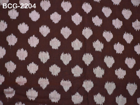 Tissu de coton ikat bordeaux au mètre, Tissu tissé à la main vendu au mètre, Matériel pour robes d'été, Décoration d'intérieur, Teint en fil, Chute de tissu, Quilting, Chemins de table