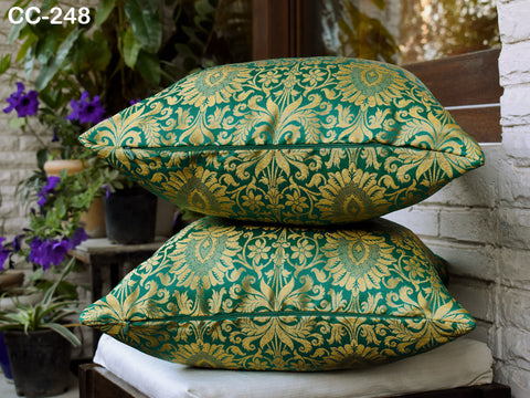 Handmade embroidered cushion cover perfect for housewarming or gift