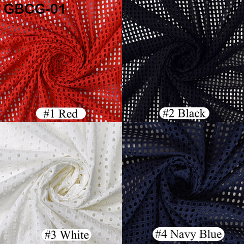 Tissus Hakoba en pur coton de 54 po, tissu brodé à œillets au mètre, robes d'été indiennes Schiffli pour enfants, femmes, filles, rideaux, mode