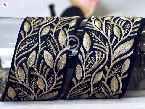 9 Yard Indian Embroidered Trim Embellishment Sari Border Embroidery Bridal Belt Saree Ribbon Cushions Home Décor Sewing Clothing Costumes Trimmings