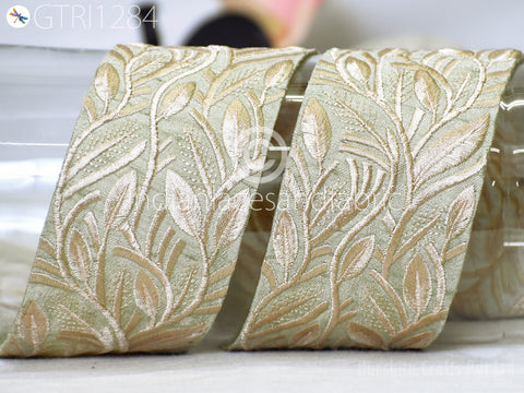9 Yard Indian Embroidered Trim Embellishment Sari Border Embroidery Bridal Belt Saree Ribbon Cushions Home Décor Sewing Clothing Costumes Trimmings