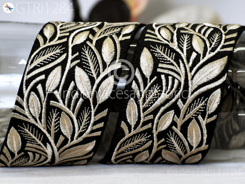 9 Yard Indian Embroidered Trim Embellishment Sari Border Embroidery Bridal Belt Saree Ribbon Cushions Home Décor Sewing Clothing Costumes Trimmings
