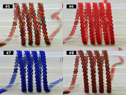 18 yard woven braided gimp cord trim decorative Indian dresses border centipede braid sewing trimmings cord ribbon hat making craft projects tape wedding gown lace