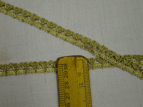 4 Yard Decorative costume ribbon curtains trim Indian embellishment metallic tape zari dresses festive sari border decoration lehenga gota pati trimming fashion designer ribbon lace