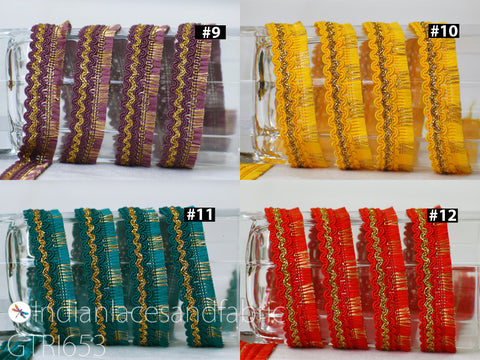 4 Yard 0.8" Indian Brush Eyelash Tassel Fringe Trim Tapes Decorative Drapery Upholstery Cushions Home Decor Border Sewing Crafting Gown Laces