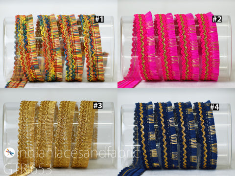 4 Yard 0.8" Indian Brush Eyelash Tassel Fringe Trim Tapes Decorative Drapery Upholstery Cushions Home Decor Border Sewing Crafting Gown Laces
