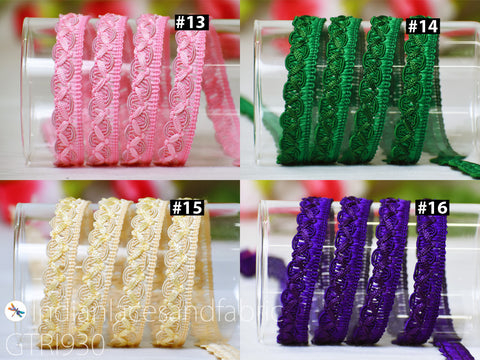 4 Yard Braided Edging Trim Gift Wrapping Ribbon Indian Decorative Tape Crafting Sewing Embellishments Lampshade Lace Cushion Cover Trimmings
