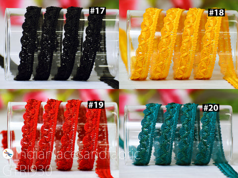 4 Yard Braided Edging Trim Gift Wrapping Ribbon Indian Decorative Tape Crafting Sewing Embellishments Lampshade Lace Cushion Cover Trimmings