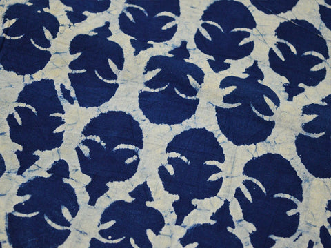 Ethnic fabric, pure dress fabric, indigo cotton, cotton fabric, indigo dress fabric, crafting fabric, sewing fabric