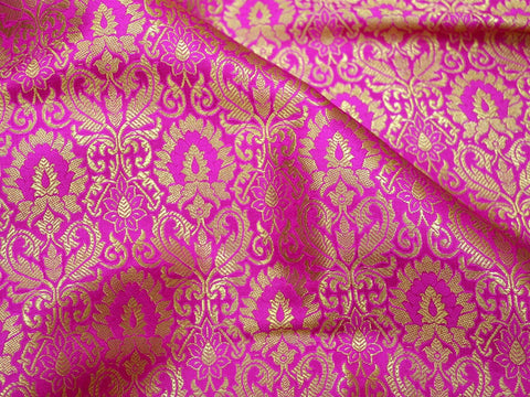 2.5 Meter Indian wedding dresses lehenga sold brocade cushion covers table runner kids dress material brocade Jacket Tie Home Furnishing