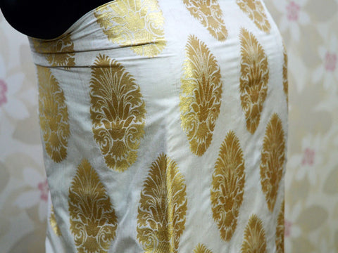 Costume brocade, Banarasi fabric, Banarasi Dress fabric, Crafting Brocade, Silk Brocade Fabric, Dress making Brocade, Gown Silk Brocade