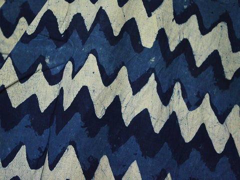 Indigo fabric Indigo Blue Cotton Fabric Indian Fabric Block Print Fabric Cotton fabrics by the yard Hand Printed Boho Fabric Soft Fabric