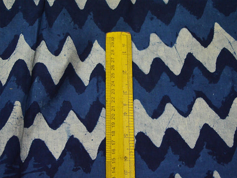 Indigo fabric Indigo Blue Cotton Fabric Indian Fabric Block Print Fabric Cotton fabrics by the yard Hand Printed Boho Fabric Soft Fabric