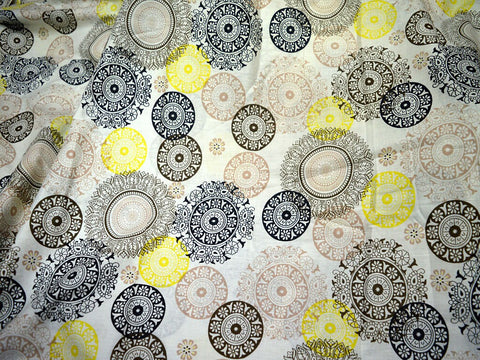 Mandala Print Cotton Fabric, Sewing Garments Fabric, Cotton Dress Material, Printed Fabric Cotton, Sewing Fabric, Quilting Printed Fabric, Skirt Making Fabric