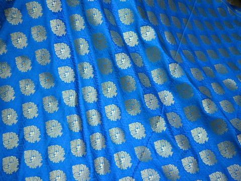 Turquoise Brocade Fabric by the yard, wedding dress brocade, bridal fabric, furniture covers fabric