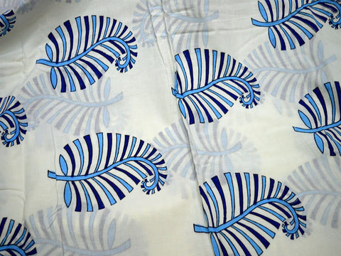 Screen Printed Soft Cotton Fabric, skirt making fabric, fabric for kurtis, floral dress making fabric, block print cotton