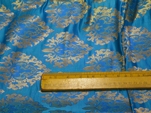 Skirt Making Fabric, Double Shade Brocade, Gold Zari Silk Fabric, Fabric By the yard, Fabric For Mats, Sewing Material, Pillows Cover Fabric