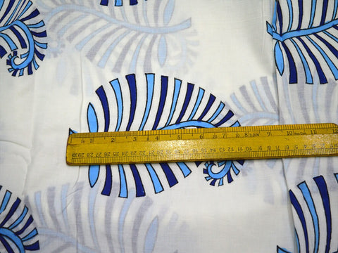 Screen Printed Soft Cotton Fabric by the Yard, block print cotton, soft cotton fabric, soft fabric, summer dress fabric, women dress fabric