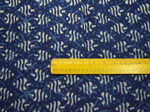 indigo dress fabric, summer dress fabric, pure cotton fabric, indian cotton fabric, soft cotton fabric, indigo fabric, sewing fabric, crafting fabric