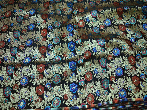 Costume brocade, Banarasi fabric, Banarasi Dress fabric, Crafting Brocade, Silk Brocade Fabric, Dress making Brocade, Gown Silk Brocade, Dress fabric