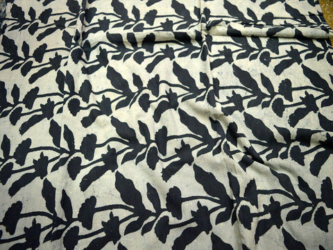 Hand Block Printed Soft Cotton Fabric by the yard Sewing Crafting Quilting Costume Summer Dresses Girls Kids WearDrapes Apparel Nursery Crib