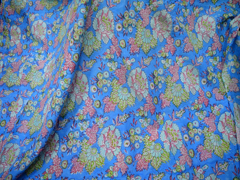 Floral Fabric, Crating Fabric, cotton fabric,	indian fabric, dress material, cotton by the yard, quilting fabric,Apparl Fabric