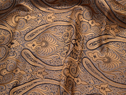 Grey Brocade Fabric by the Yard, Party Brocade Fabric, Heavy Dress Brocade, Pillows Fabric