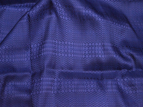 Indian Navy Blue Brocade Fabric By The Yard Crafting Jacquard Wedding Dress Fabric Banarsi Sewing Costumes Bridesmaid Skirt Home Furnishing