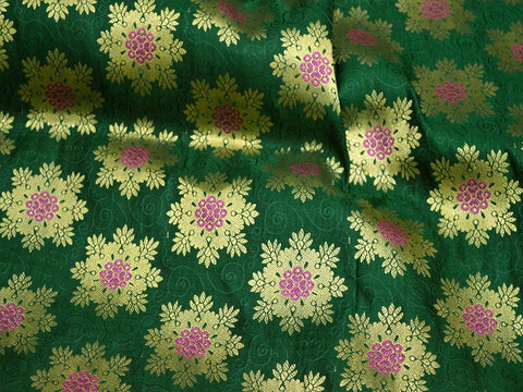 Silk brocade, banarasi brocade, lehenga brocade, crafting brocade, costume dress, fabric brocade, floral dress fabric, Hat Making Fabric