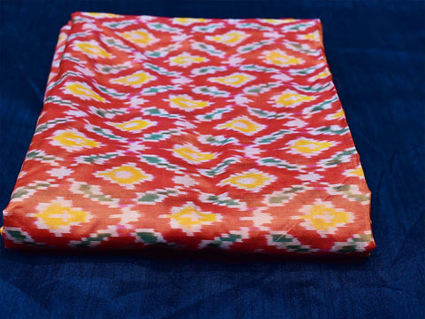 party wear Pure ikat silk, home furnishing fabric, silk for vest coat, ikat silk for clutches, silk for purses