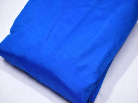 Indian Royal Blue Soft Pure Plain Silk Fabric by the yard, Clutches Pure Silk Fabric, Doll Dress Making Silk, Crafting Silk Fabric