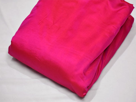 Iridescent Magenta and Red Silk Fabric, Women Dress Fabric, Sewing Crafting, Pure Silk Fabric