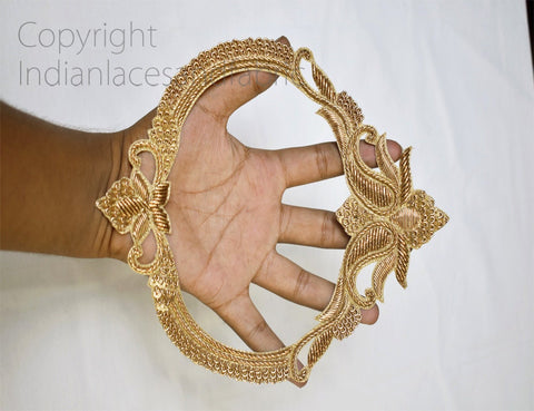 Sequins Appliques, Blouse Back Patches, Rhinestone Applique, Zardozi work Neckline Applique, Bridal Clutches, kurti, Clothing accessories