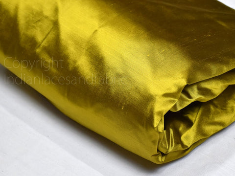 80gsm Iridescent Yellow Black Indian Pure Silk Fabric by the yard Soft Silk Curtains Scarf Costume Apparels Wedding Evening Dresses Dolls
