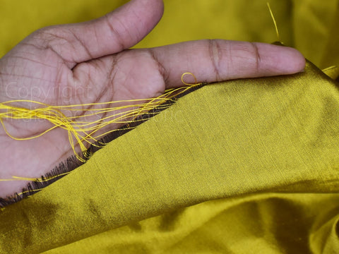 80gsm Iridescent Yellow Black Indian Pure Silk Fabric by the yard Soft Silk Curtains Scarf Costume Apparels Wedding Evening Dresses Dolls