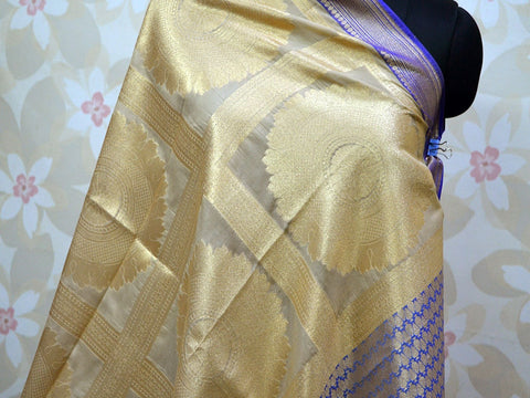 Wedding stole, Party wear stole, Lehenga Dress up stole, Dupatta For Any Occasion, Either Casual Wear Or Office Wear, Banarsi Silk Brocade Dupatta