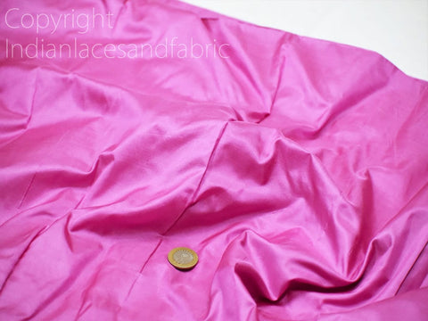 Indian Orchid Soft Pure Plain Silk Fabric by the yard, Saree Making Printed Silk, Pure Silk, Soft Fabric