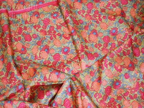 pure printed silk for wall décor, unstitched pure printed silk fabric, skirts making pure printed silk fabric, bed covers making pure printed silk fabric