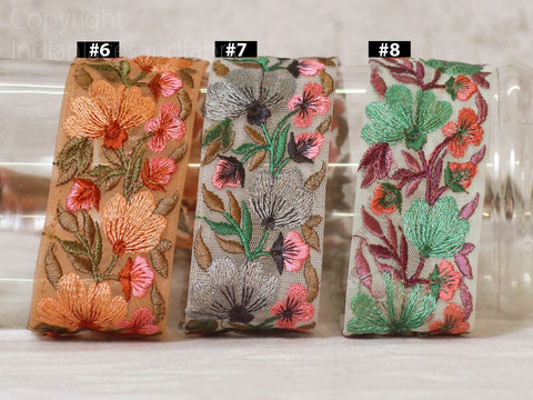 9 Yard Decorative Indian Trims Sari Embellishments Embroidery Clutches Ribbon Cushions Sewing Crafting Trimmings Curtains Headbands Borders